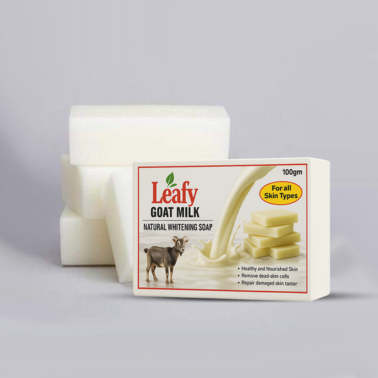 LEAFY GOAT MILK SOAP NATURAL WHITENING